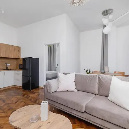 Апартаменты Luksusowy Apartament Z 2 Sypialniami Краков